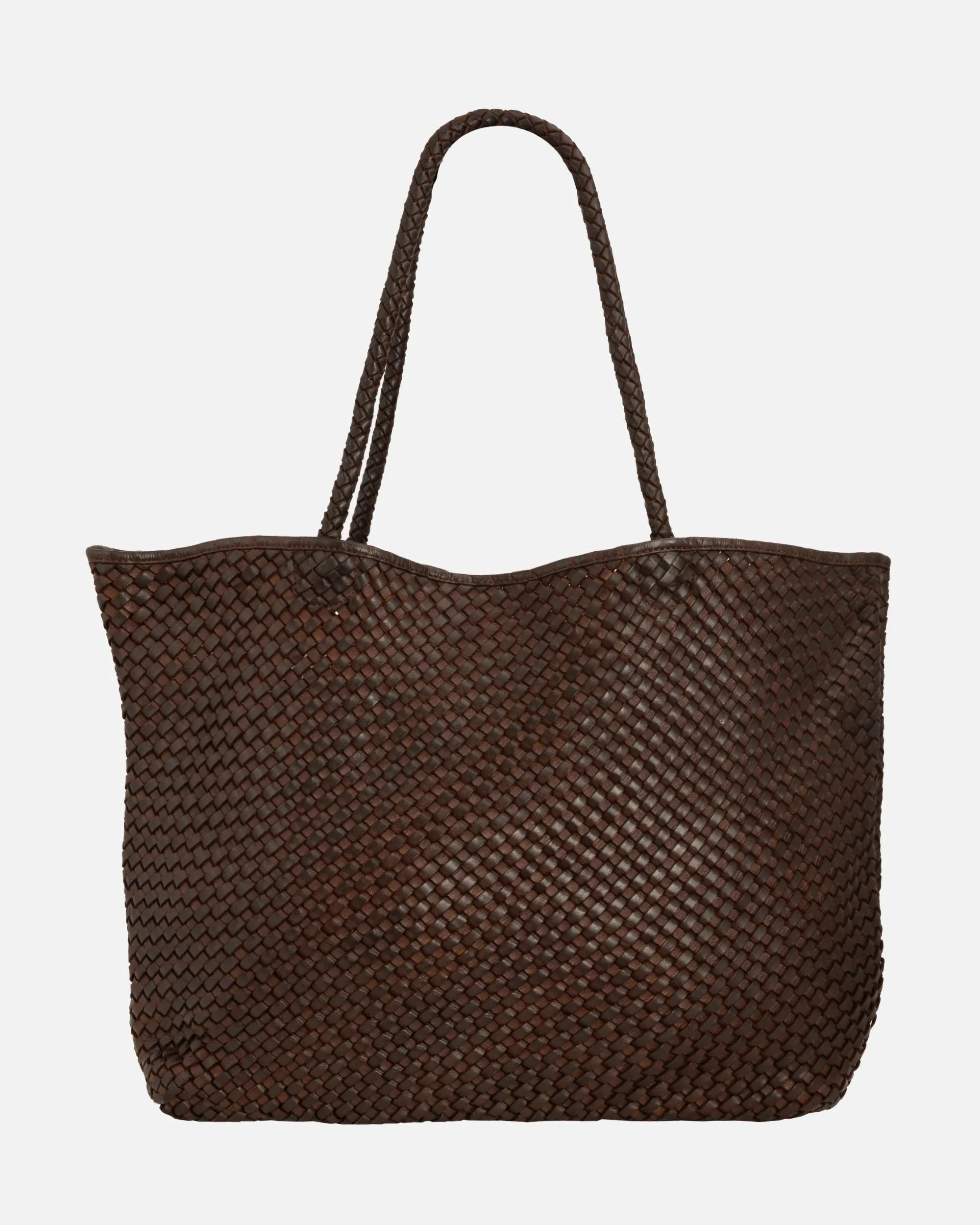 Taylor | Woven Leather Tote Bag