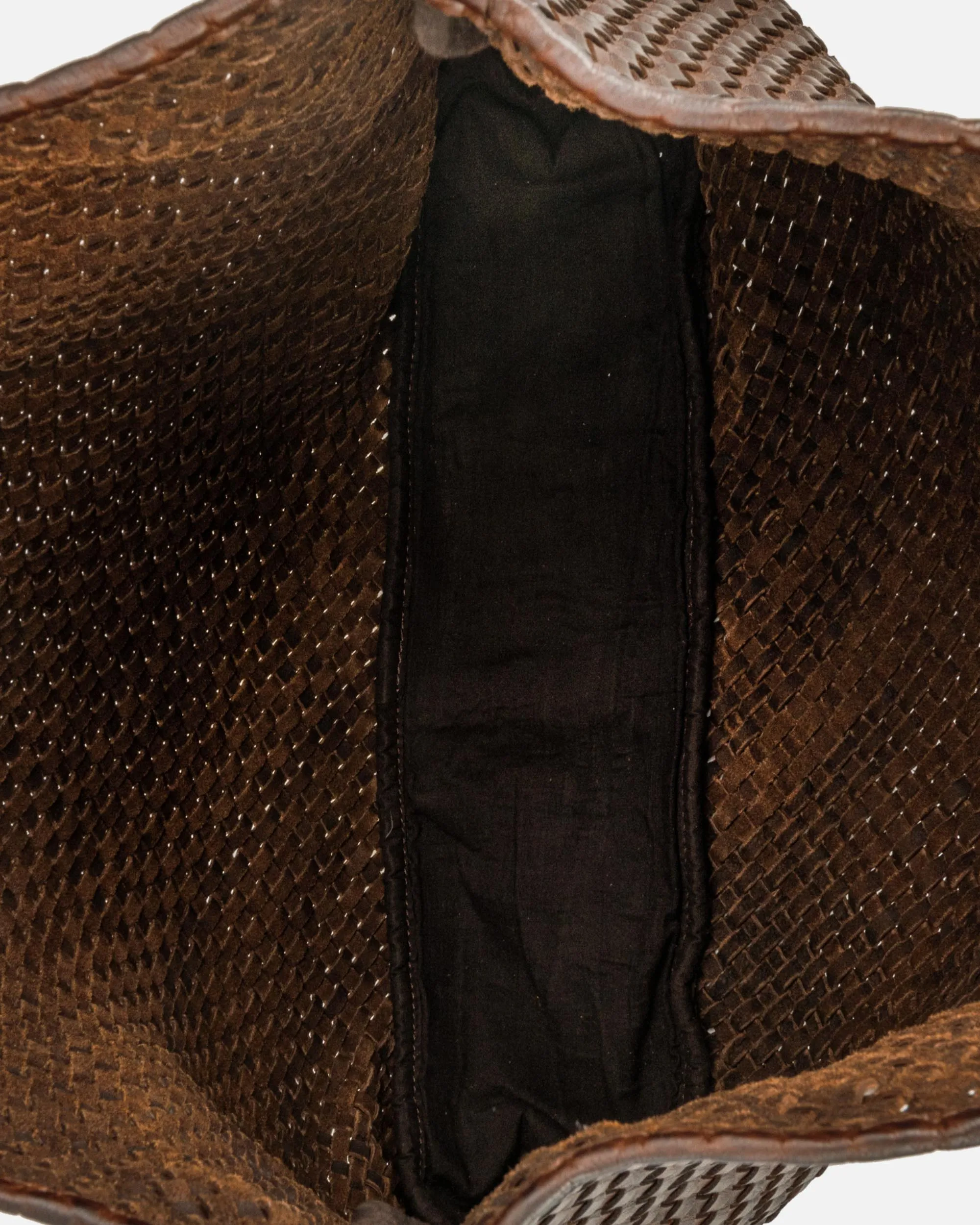 Taylor | Woven Leather Tote Bag