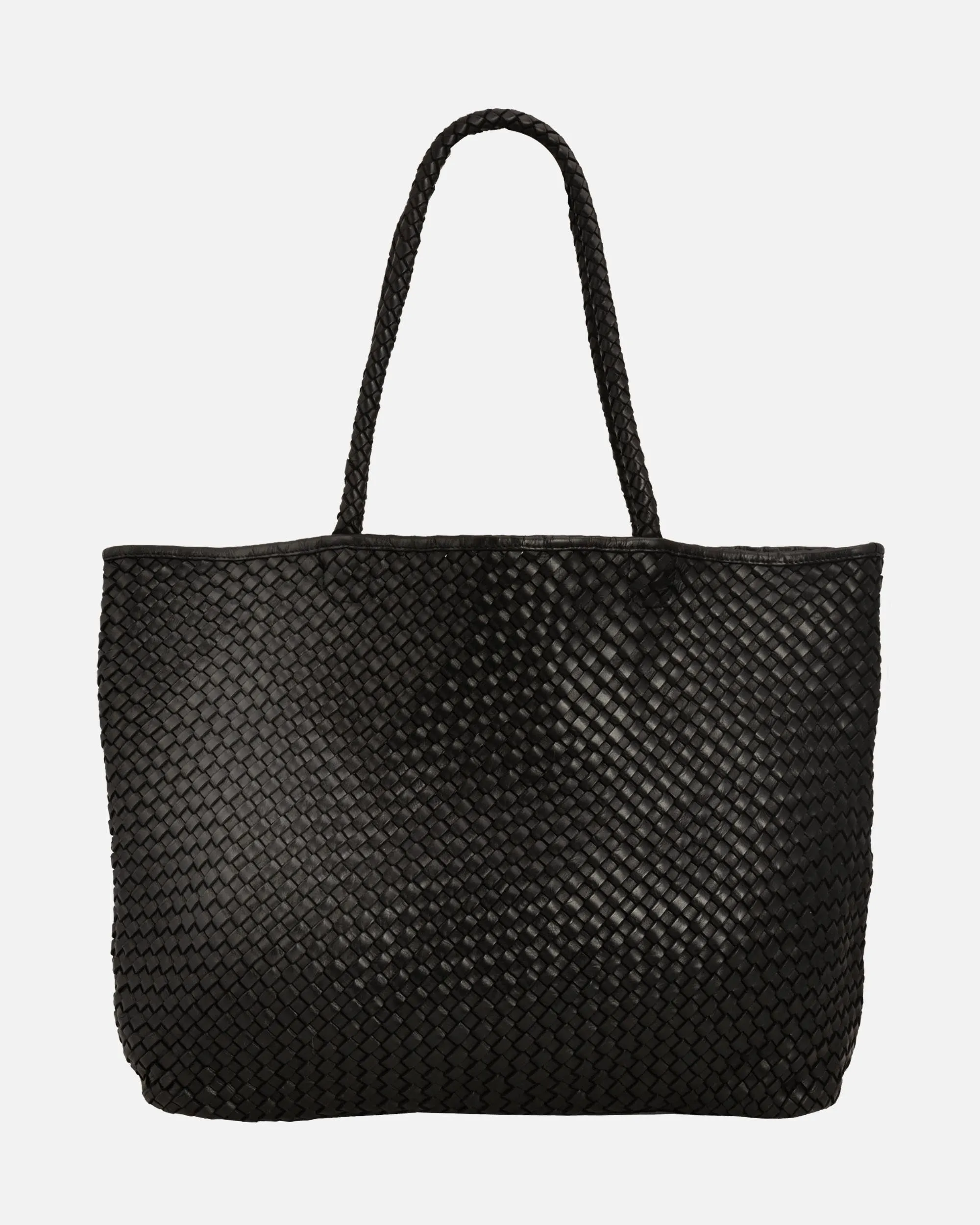 Taylor | Woven Leather Tote Bag
