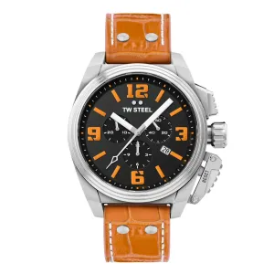 TW Steel - Canteen Style Leather Watch TW1012