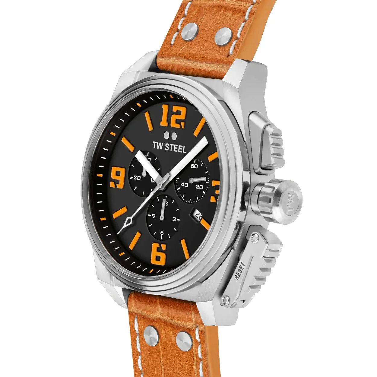 TW Steel - Canteen Style Leather Watch TW1012