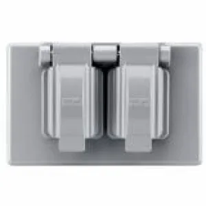 WEATHERPROOF DUPLEX RECEPTACLE COVER