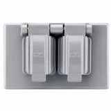 WEATHERPROOF DUPLEX RECEPTACLE COVER